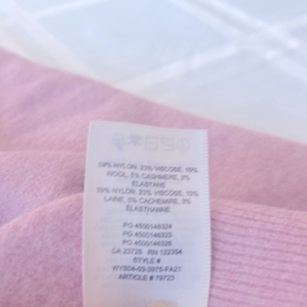 💕Aritzia-Wilfred Santorini Cropped Cardigan,S. New With Tags! Sold Out Color 🌸 - Picture 9 of 16